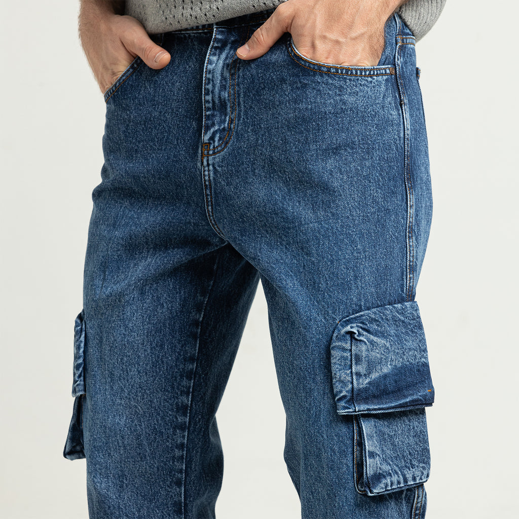 Jeans Wide Leg Cut & Saw-JN-913-W25