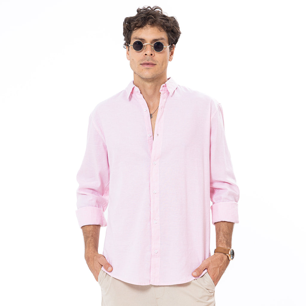 Linen Shirt L/S Basic SH-571-S26