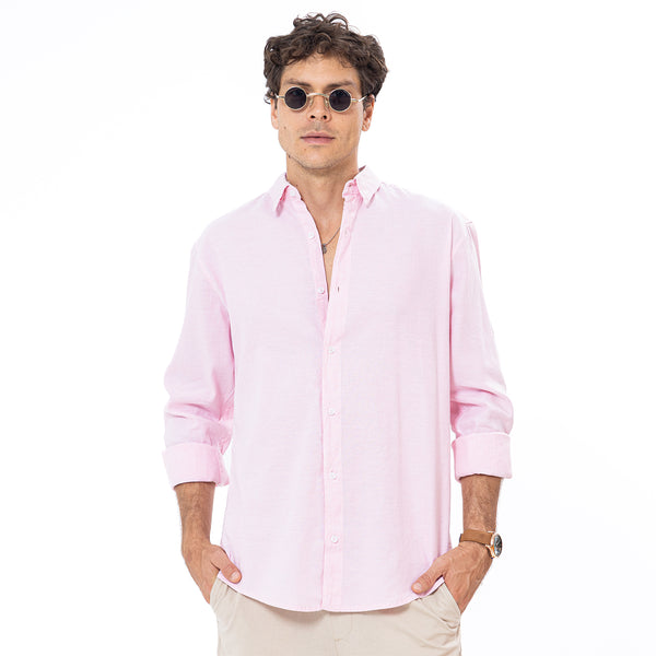 Linen Shirt L/S Basic SH-571-S26