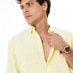 Linen Shirt L/S Basic SH-571-S26