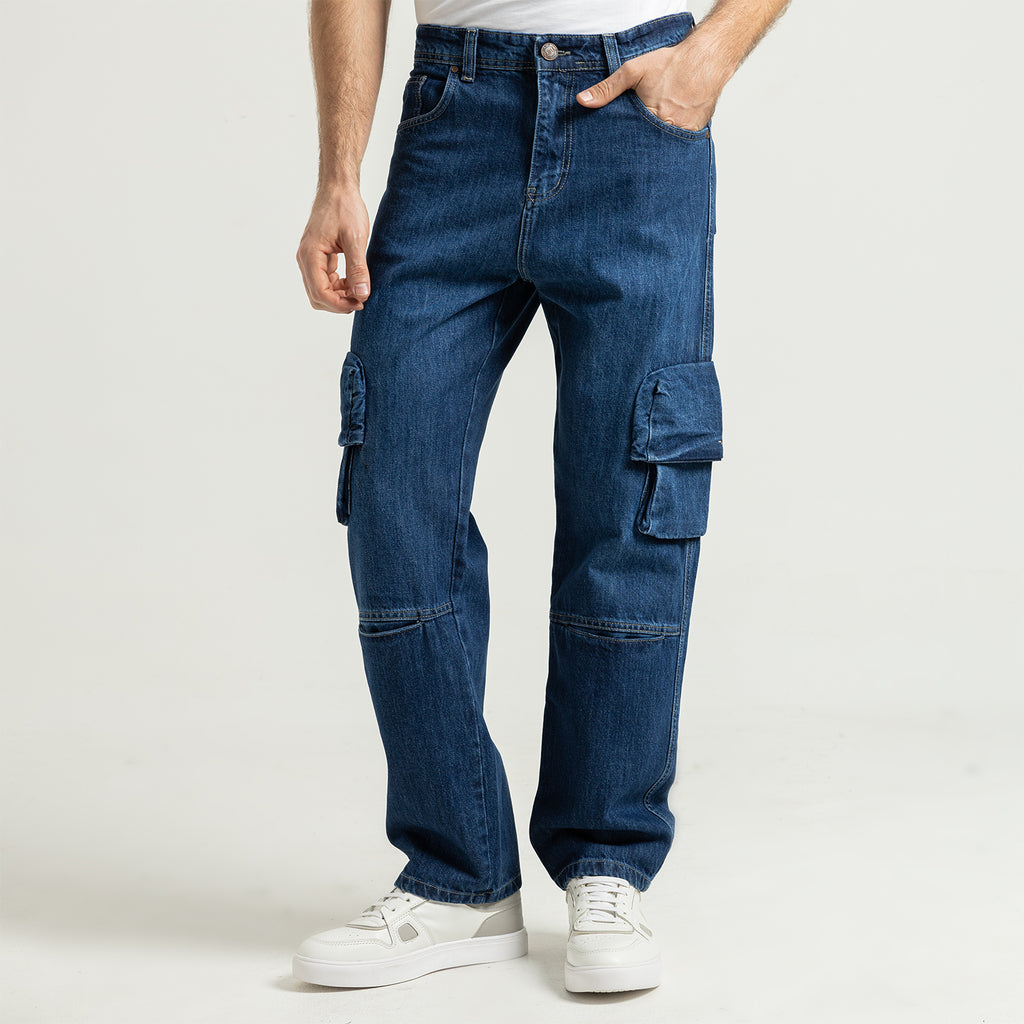 Jeans Wide Leg Cut & Saw-JN-913-W25