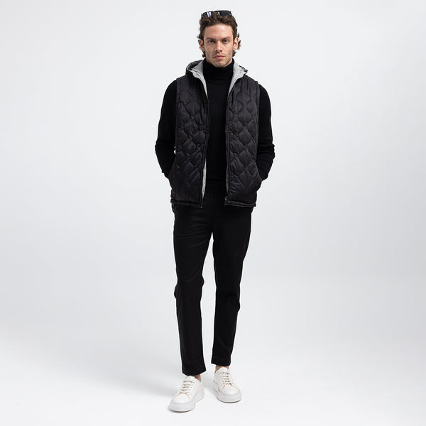 Regular Fit Basic Zip-Up Vest