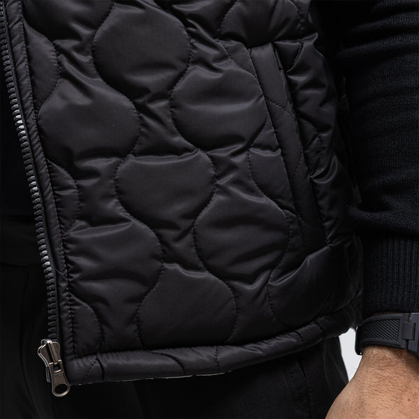 Regular Fit Basic Zip-Up Vest