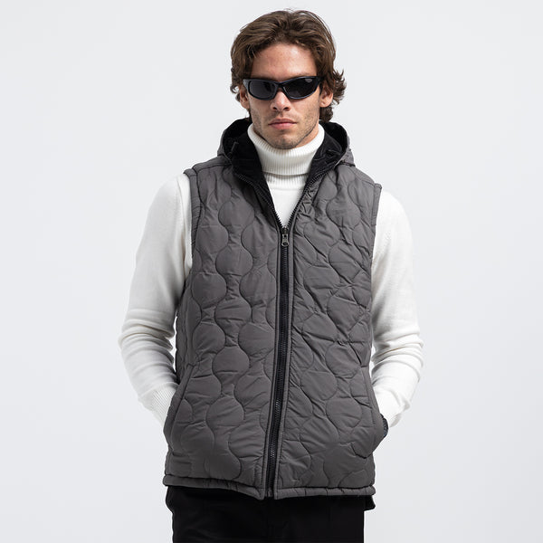 Regular Fit Basic Zip-Up Vest