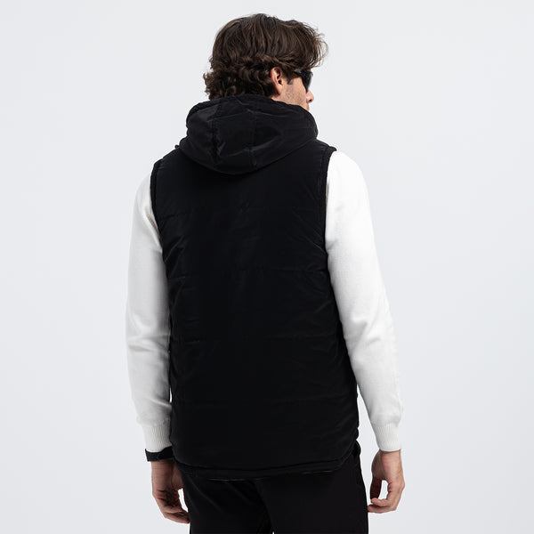 Regular Fit Basic Zip-Up Vest