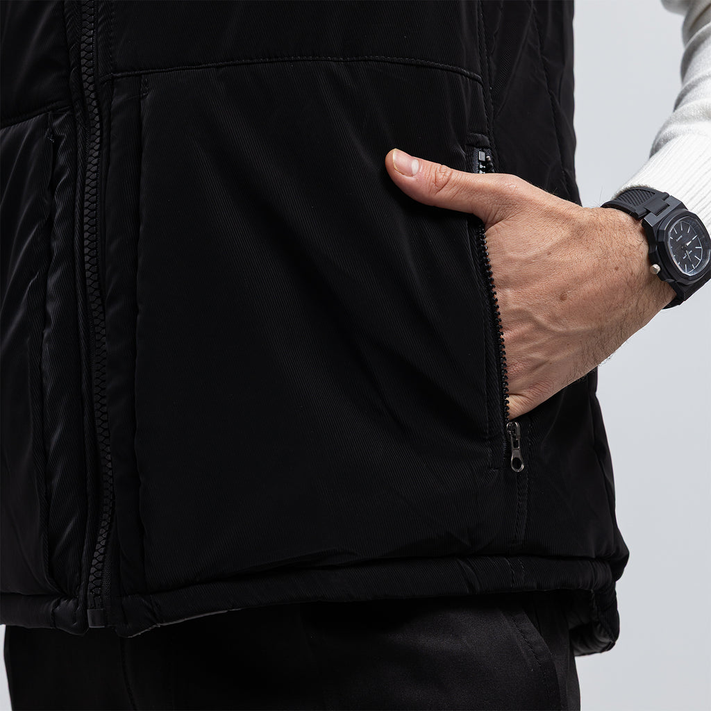 Regular Fit Basic Zip-Up Vest