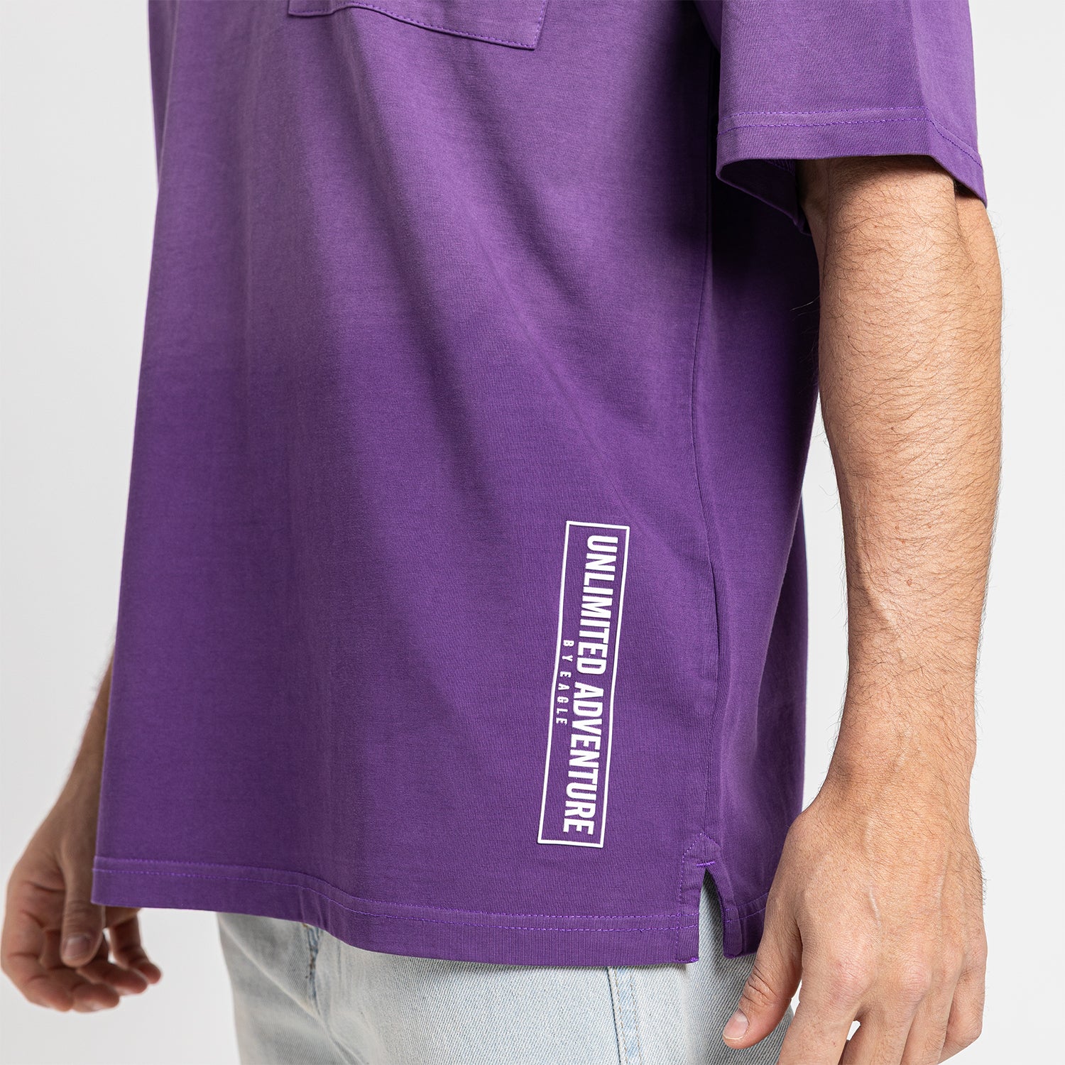 T.Shirt R Over Size Printed-TR-225 Secondary image