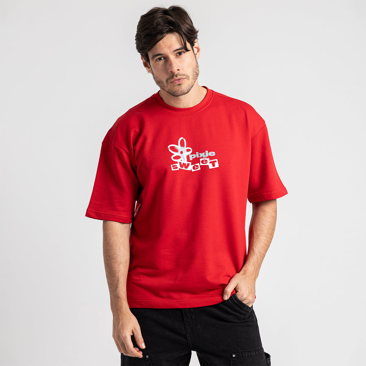 T.Shirt R Over Size Printed-TR-249