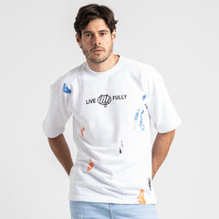 T.Shirt R Over Size Printed-TR-248