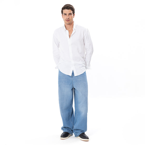 Linen Shirt L/S Basic SH-565-S26
