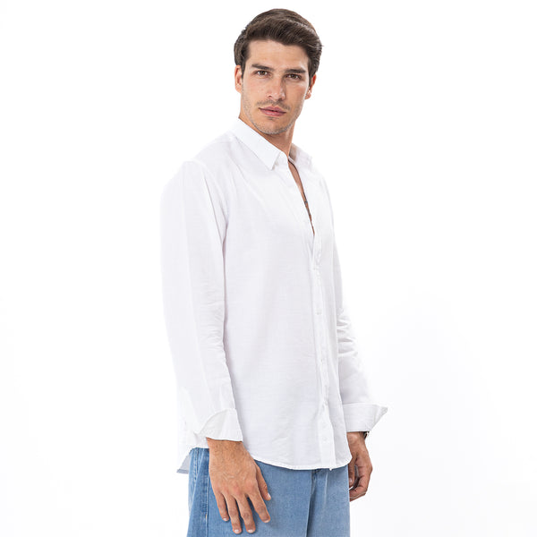 Linen Shirt L/S Basic SH-565-S26
