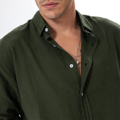 Linen Shirt L/S Basic SH-565-S26