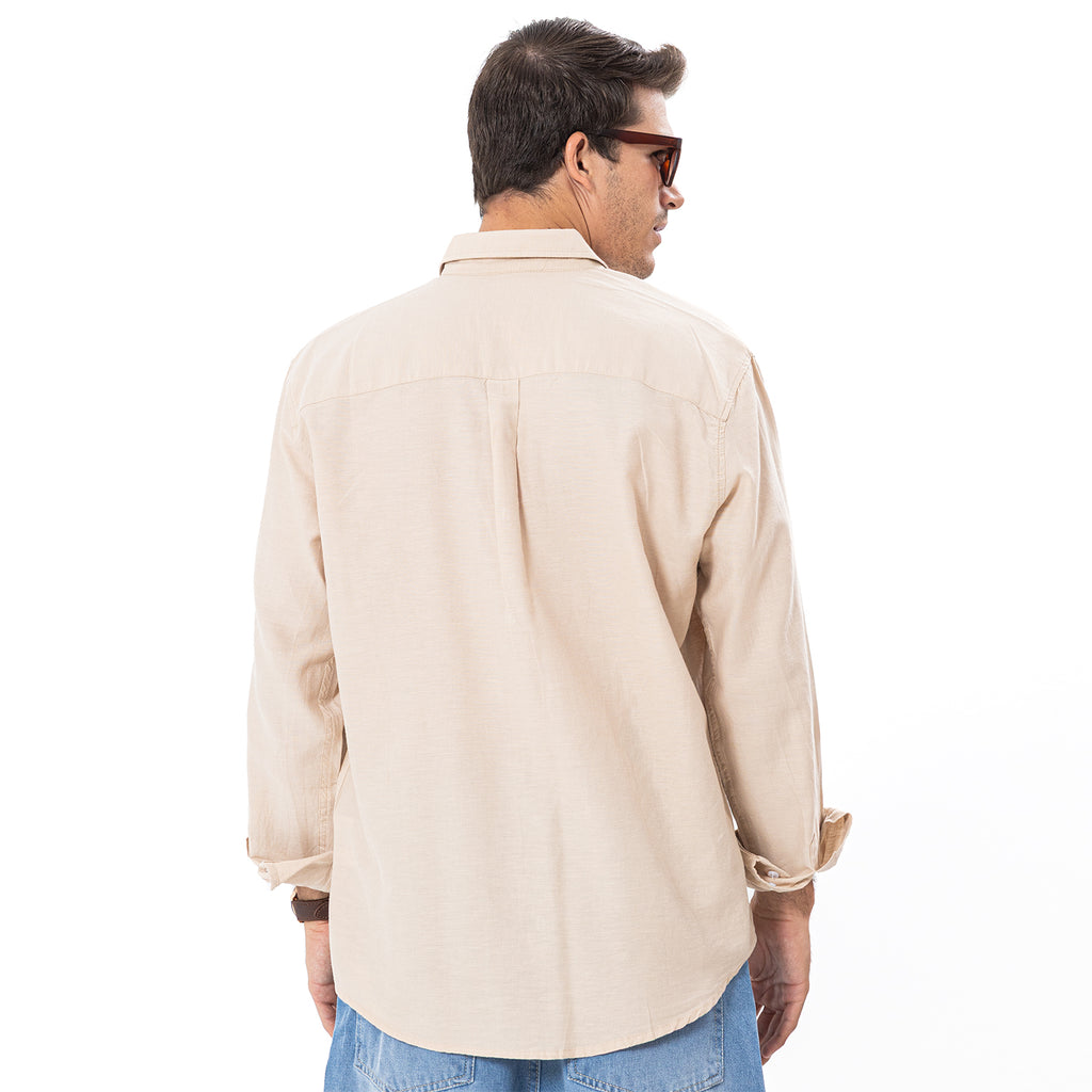 Linen Shirt L/S Basic SH-565-S26