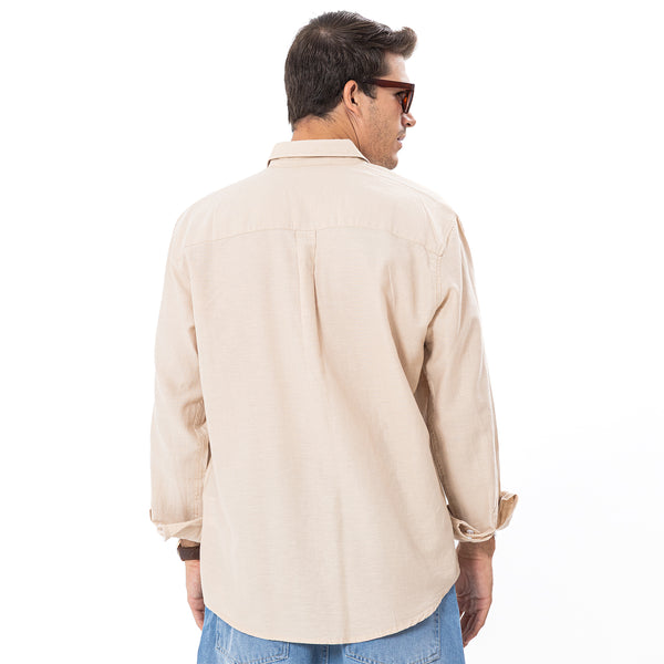 Linen Shirt L/S Basic SH-565-S26