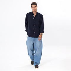 Linen Shirt L/S Basic SH-565-S26