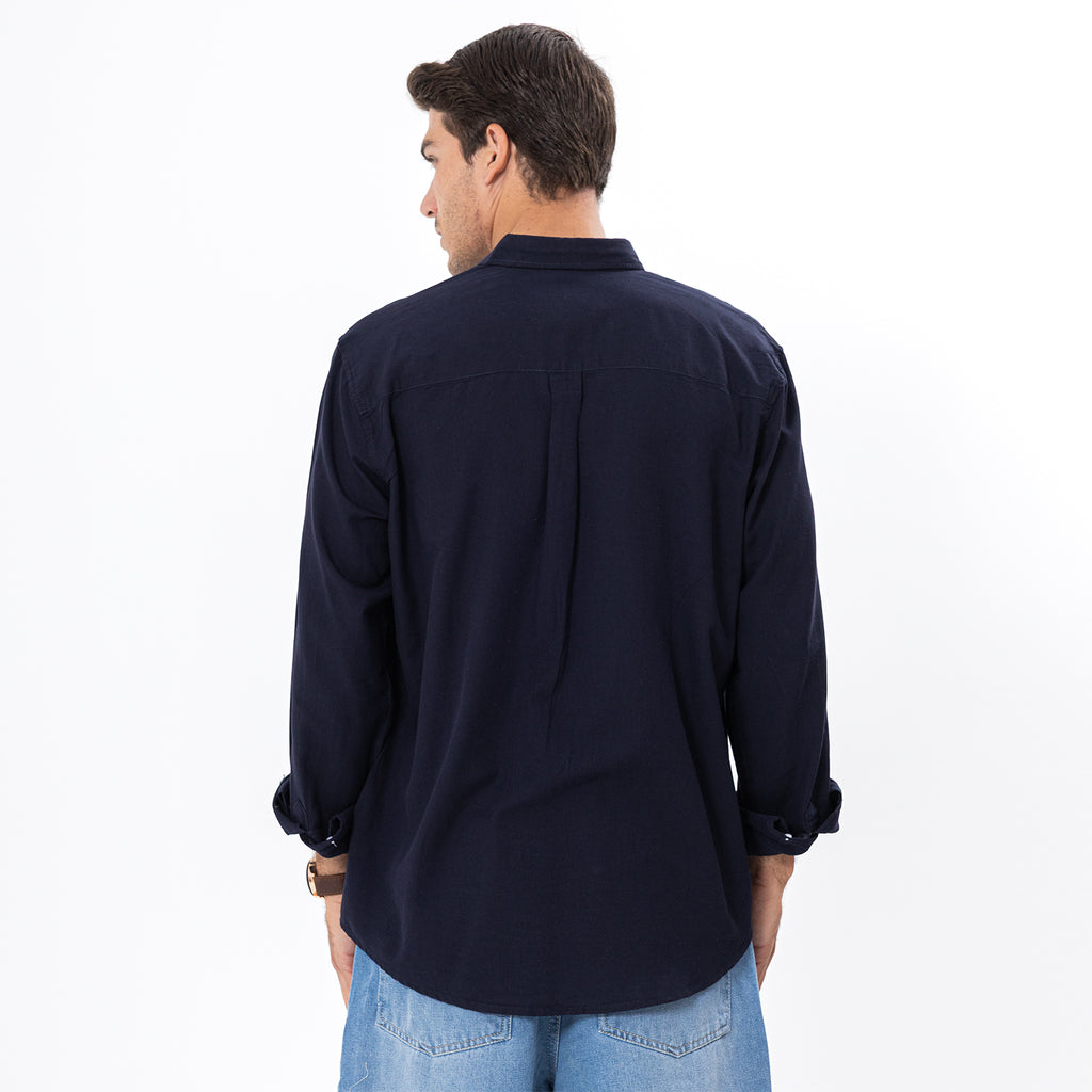 Linen Shirt L/S Basic SH-565-S26