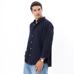 Linen Shirt L/S Basic SH-565-S26