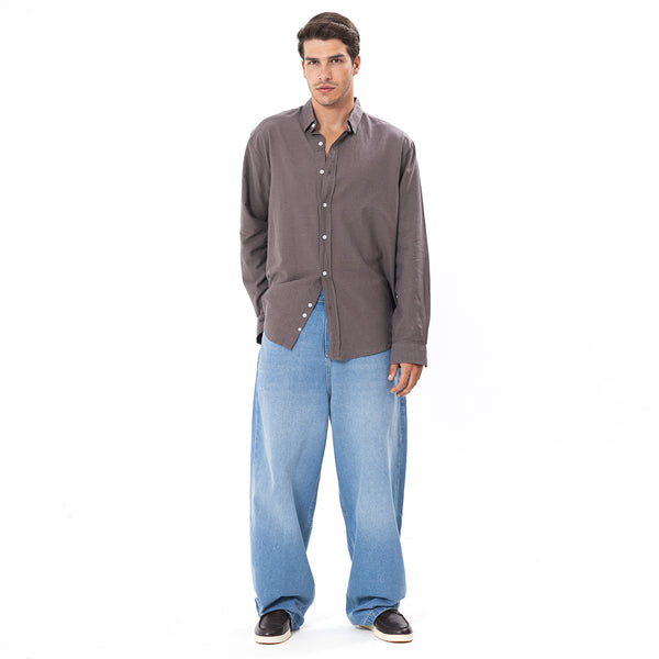 Linen Shirt L/S Basic SH-565-S26