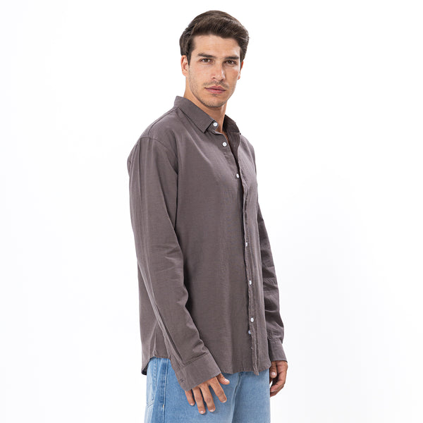 Linen Shirt L/S Basic SH-565-S26