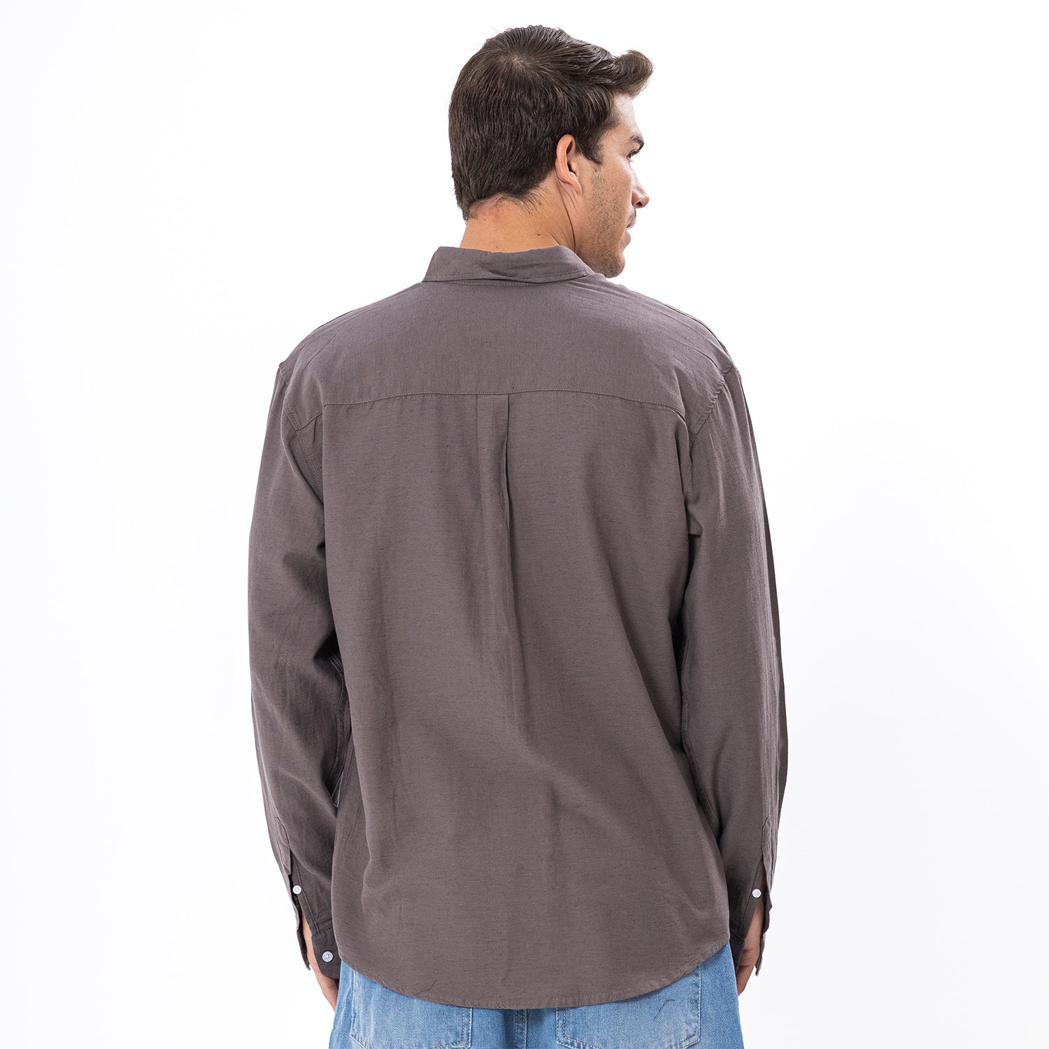 Linen Shirt L/S Basic SH-565-S26