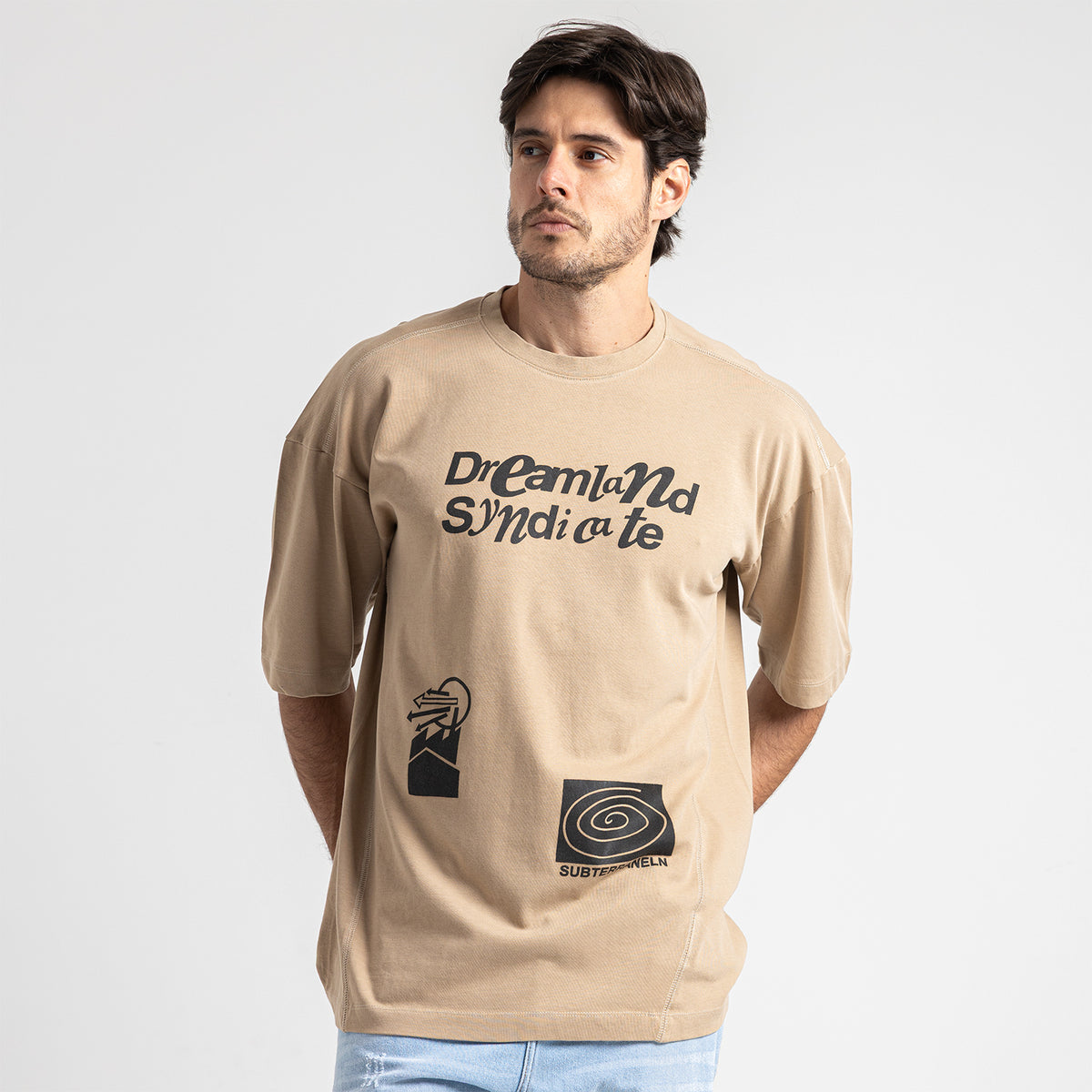 T.Shirt R Over Size Printed-TR-185-A