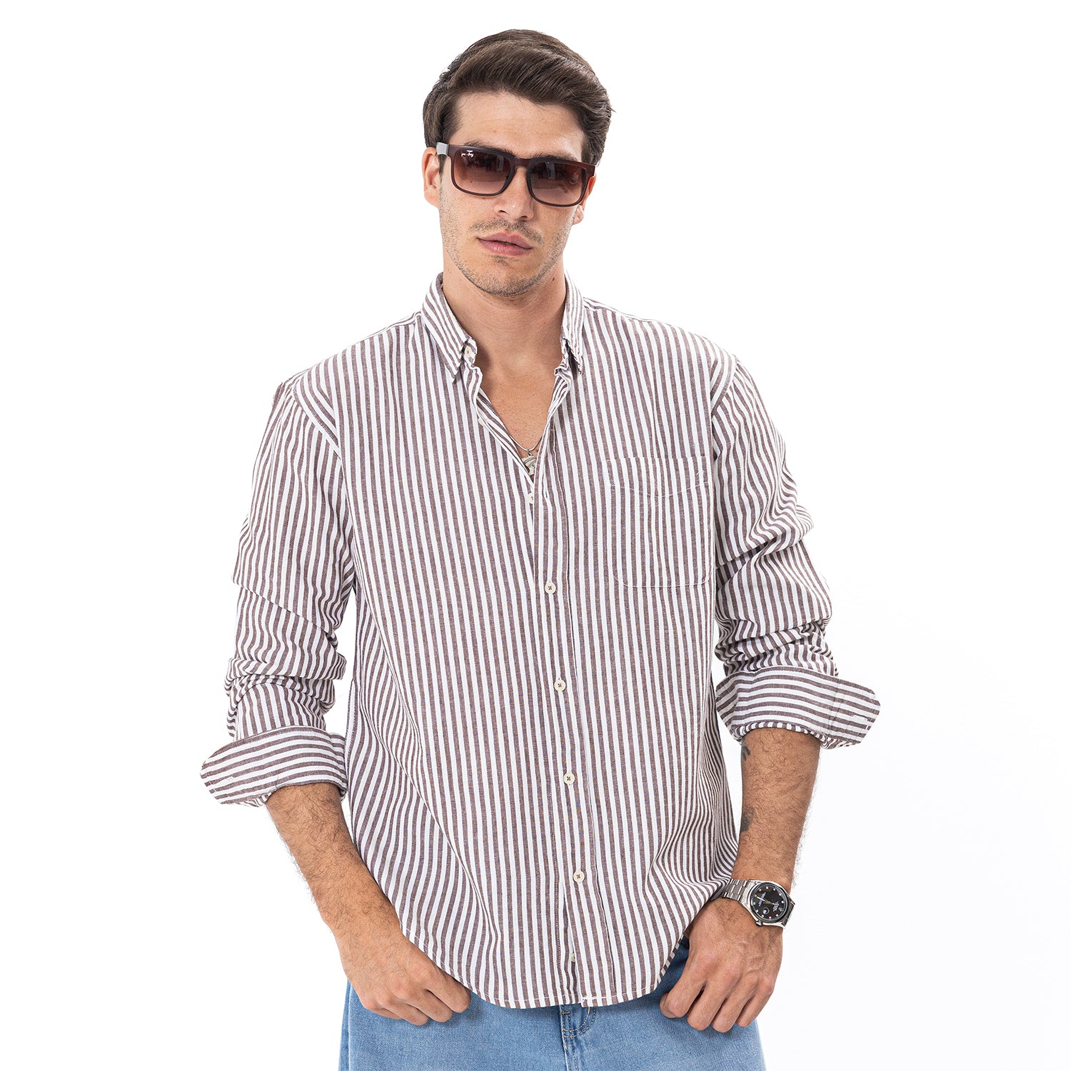 Shirt L/S Basic 1 Pocket SH-559-S26 Main image