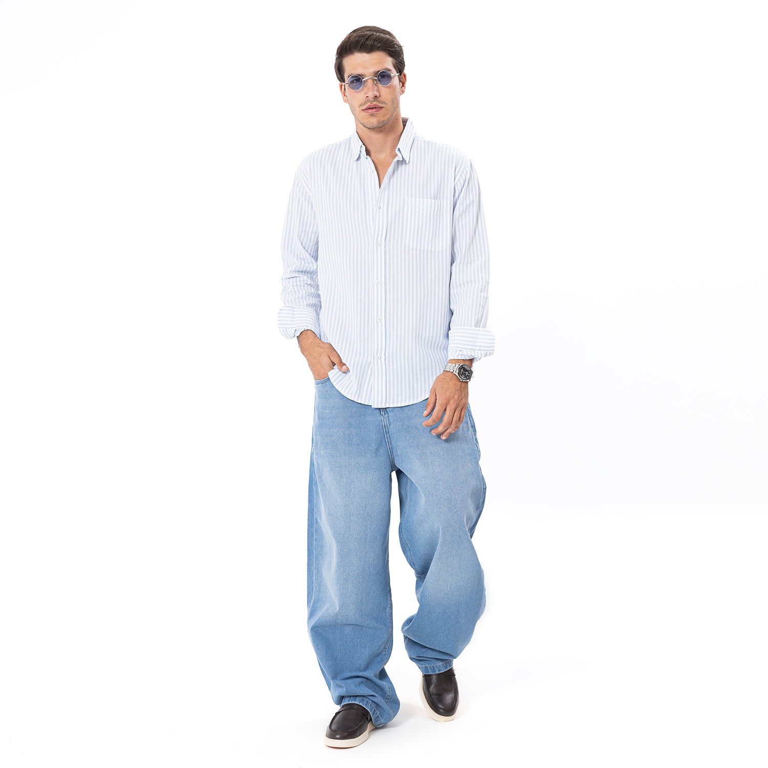 Shirt L/S Basic 1 Pocket SH-559-S26