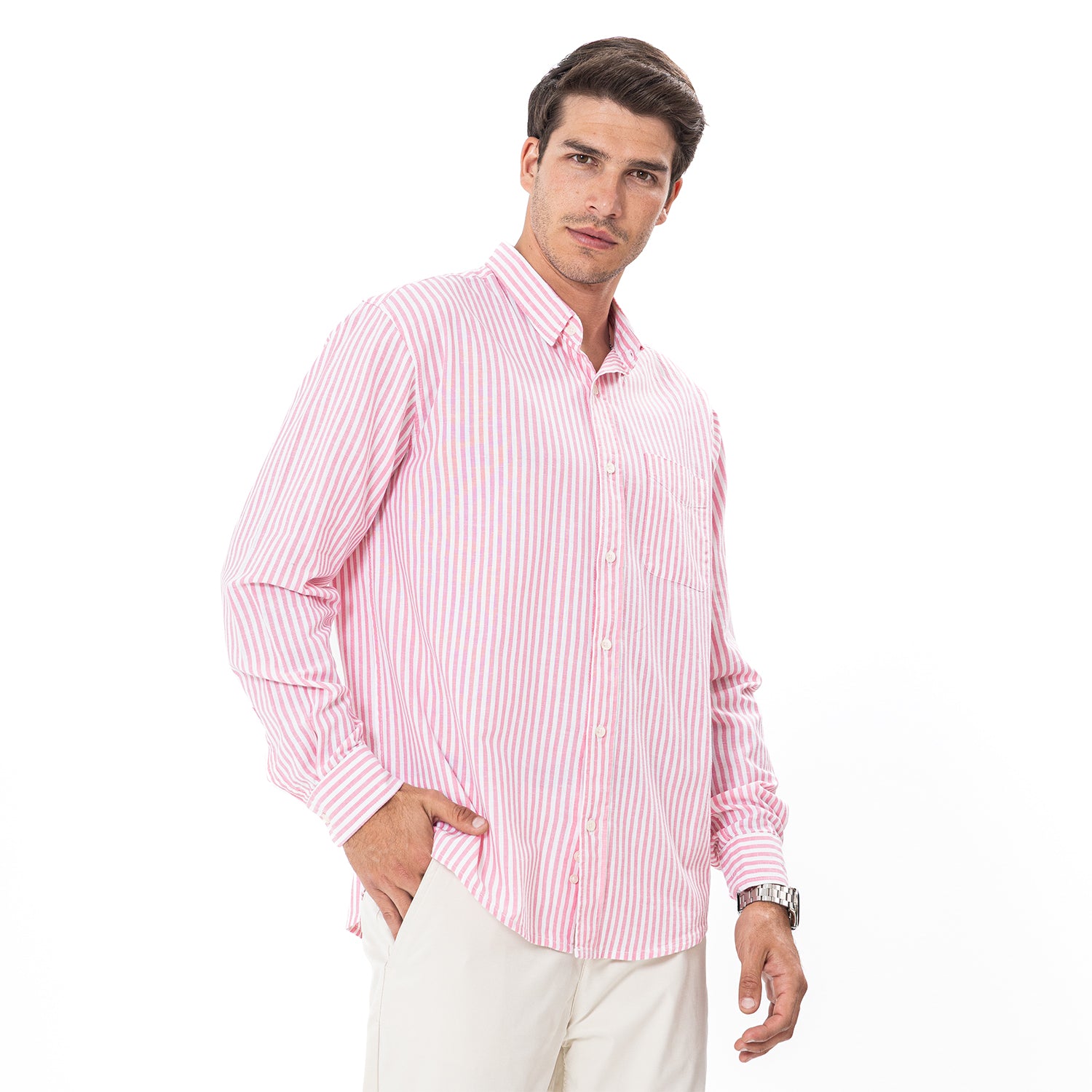 Shirt L/S Basic 1 Pocket SH-559-S26