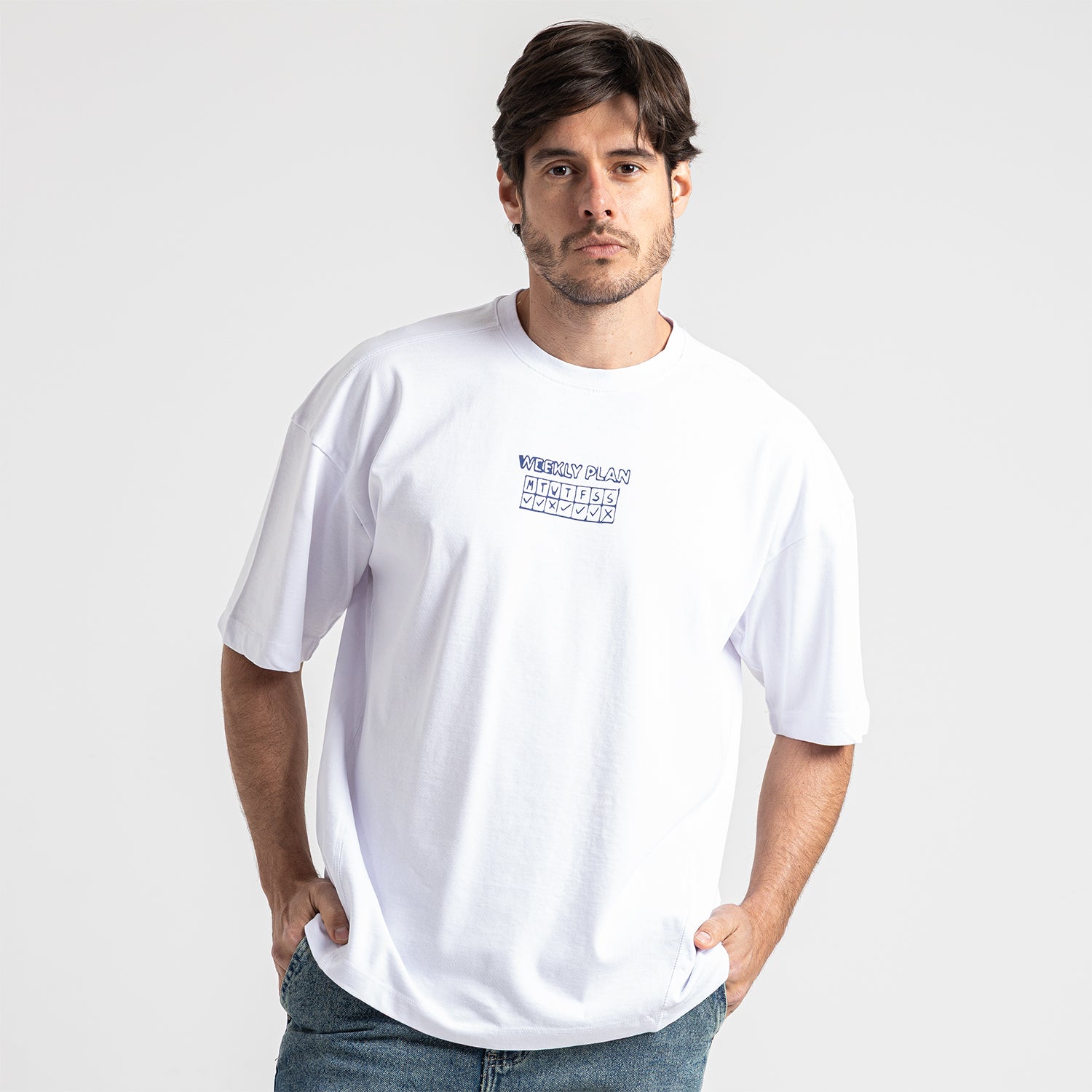 T.Shirt R Over Size Printed-TR-187-A Secondary image