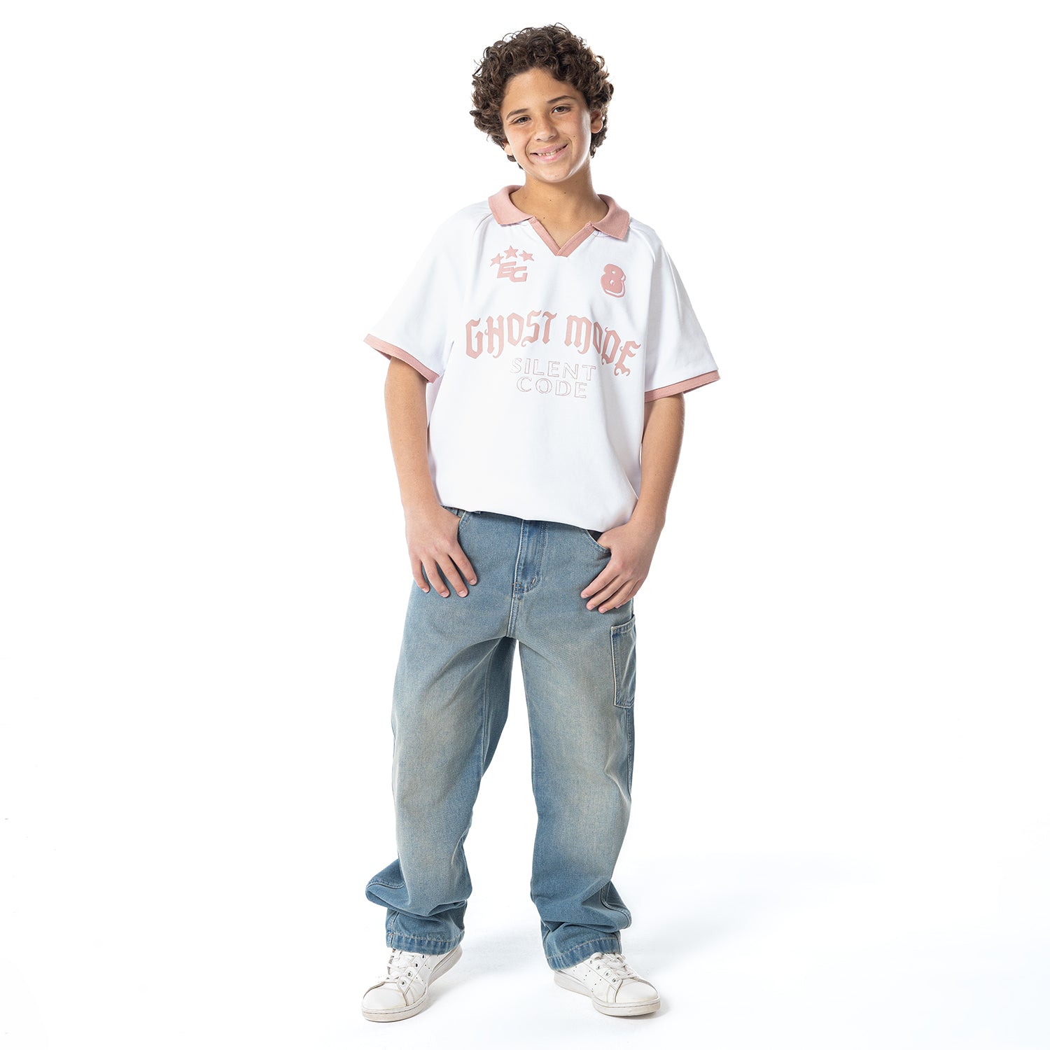 Kids Polo Ov S Print KTP-014-S26