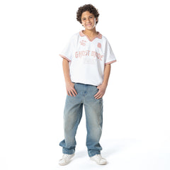 Kids Polo Ov S Print KTP-014-S26