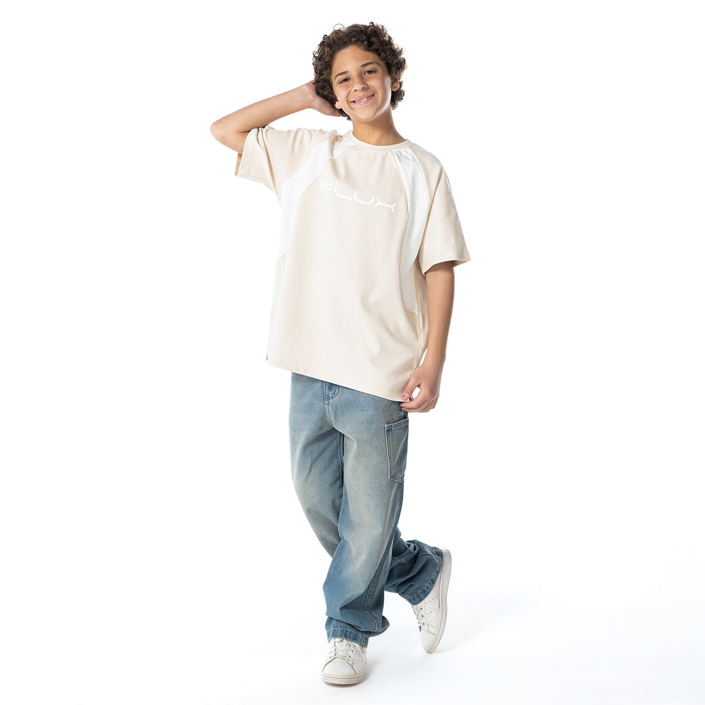 T.Shirt R Print Ov S K KTR-010-S26