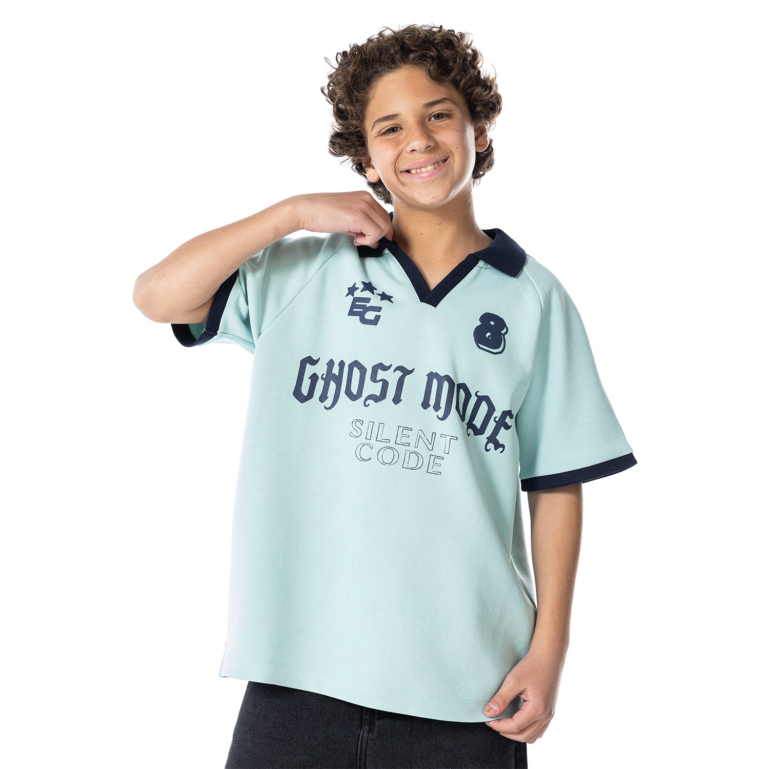 Kids Polo Ov S Print KTP-014-S26