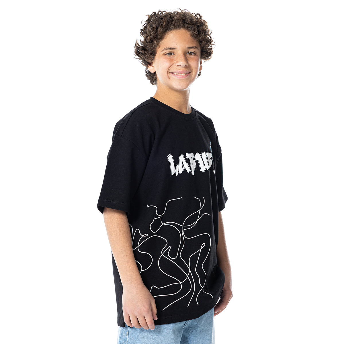T.Shirt R Print Ov S K KTR-08-S26