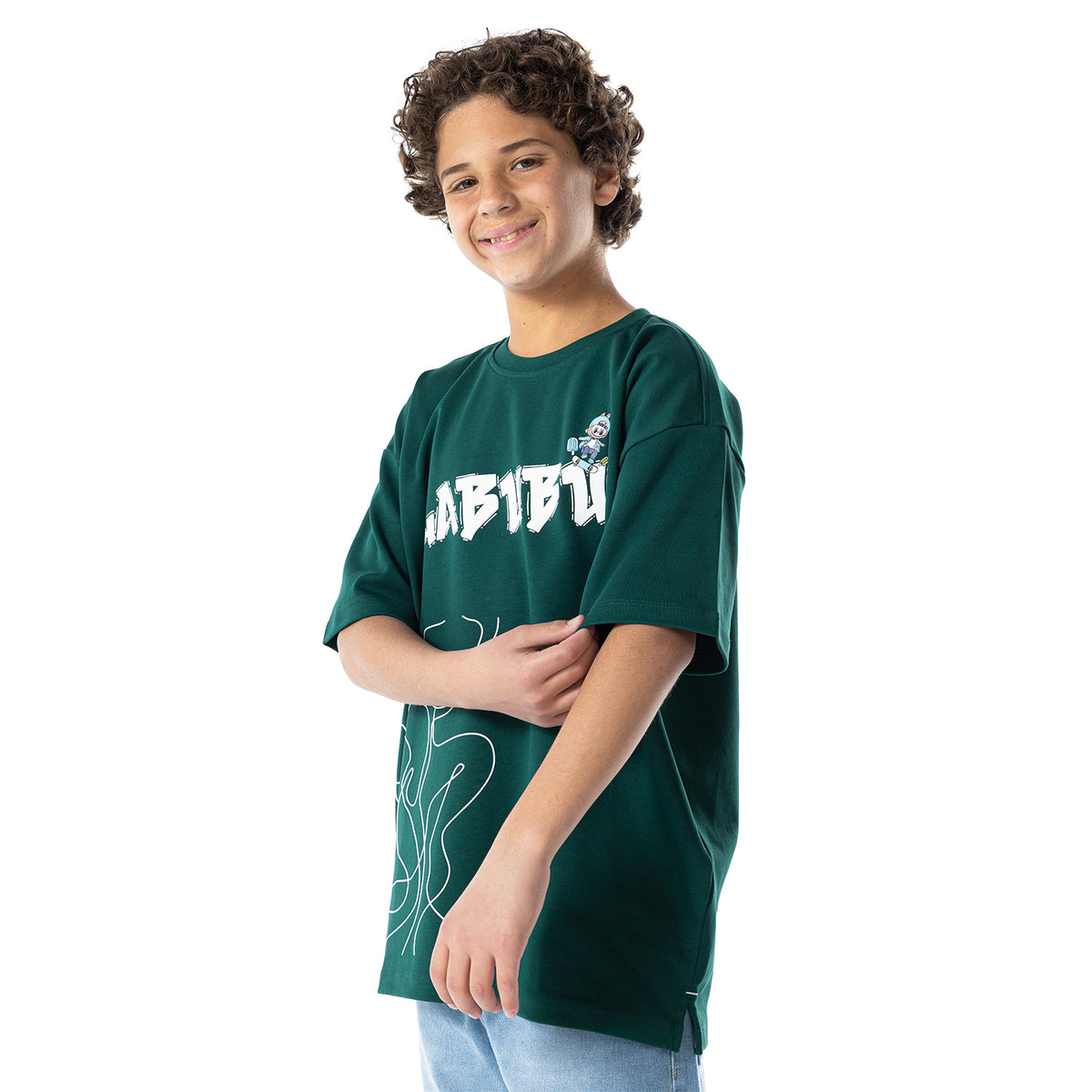 T.Shirt R Print Ov S K KTR-08-S26