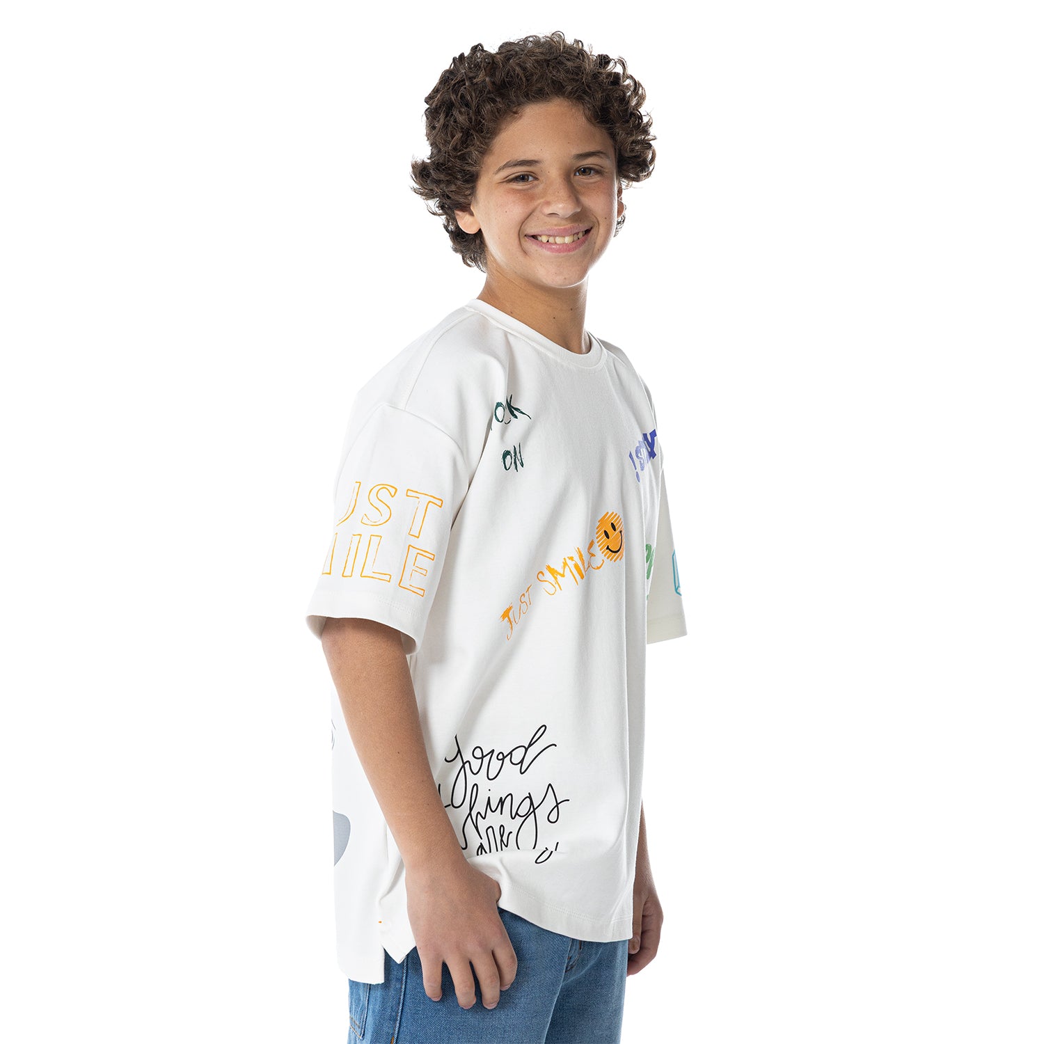T.Shirt R Print Ov S K KTR-09-S26