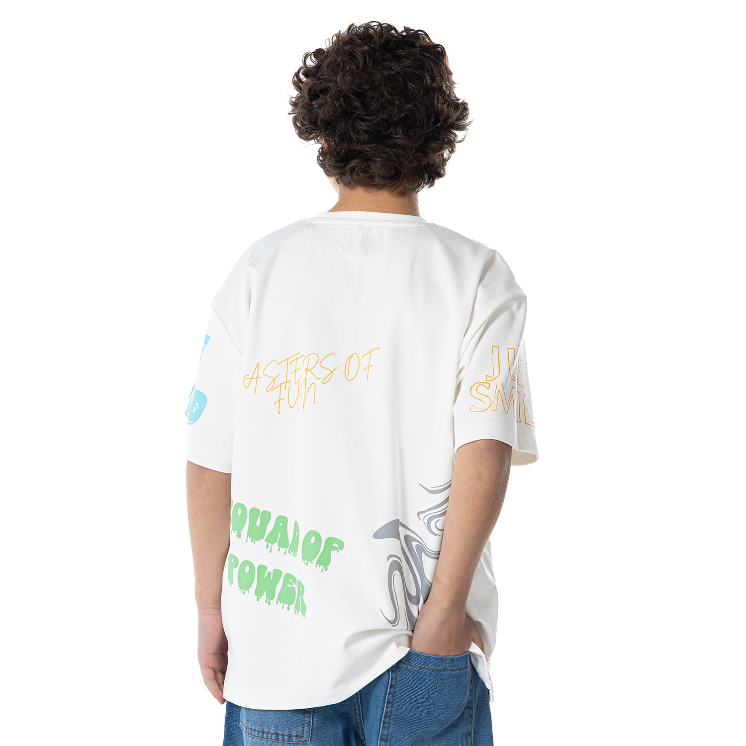 T.Shirt R Print Ov S K KTR-09-S26