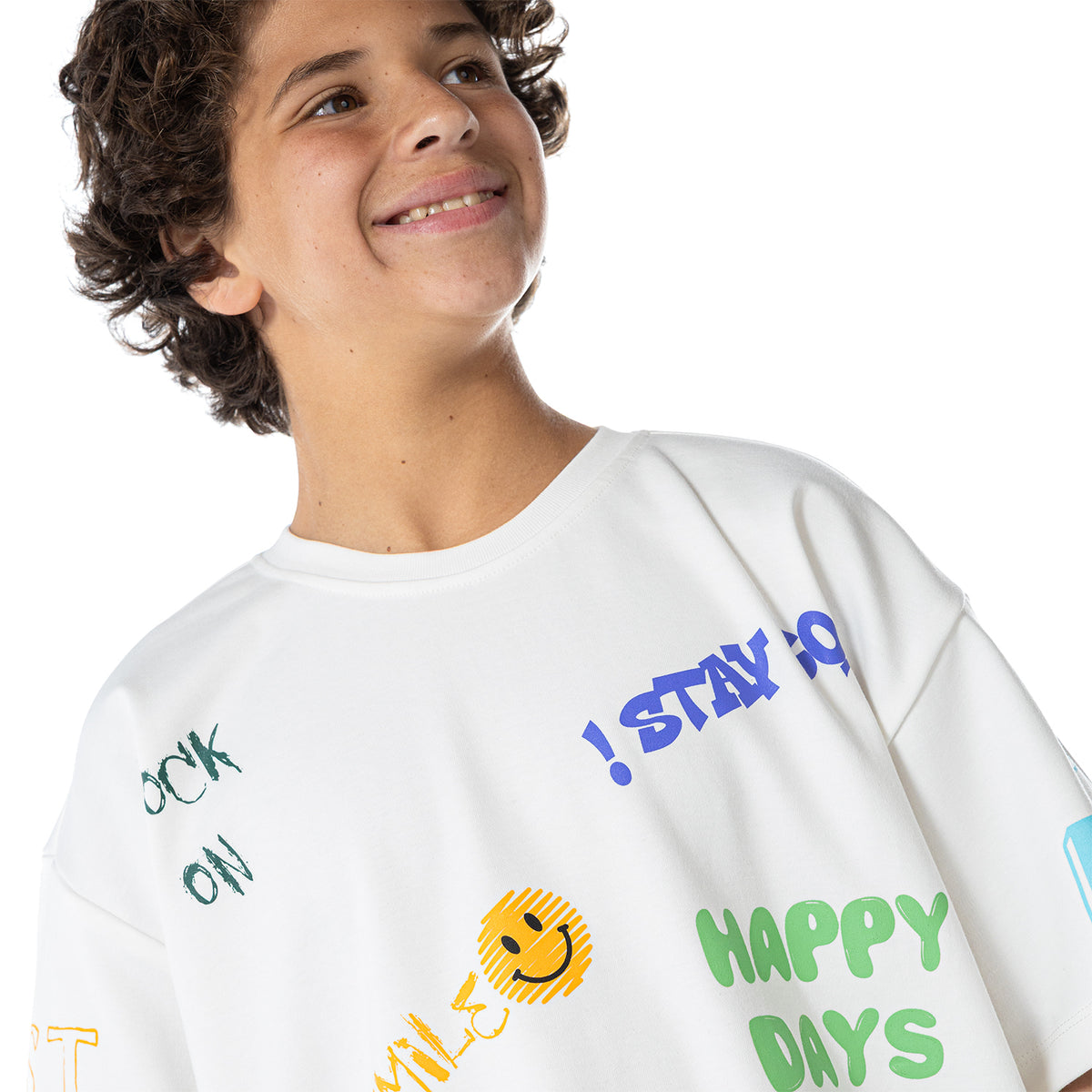 T.Shirt R Print Ov S K KTR-09-S26