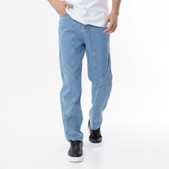 Jeans Wide Leg Cut & Saw-JN-728