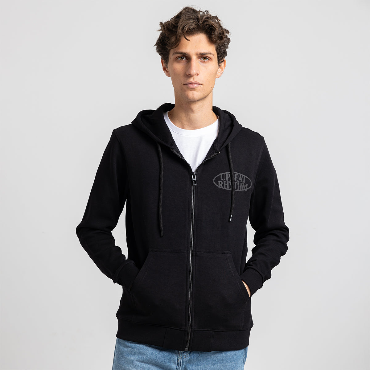 Sweatshirt Zipper Hoodie Printed-ZIP-014-W25