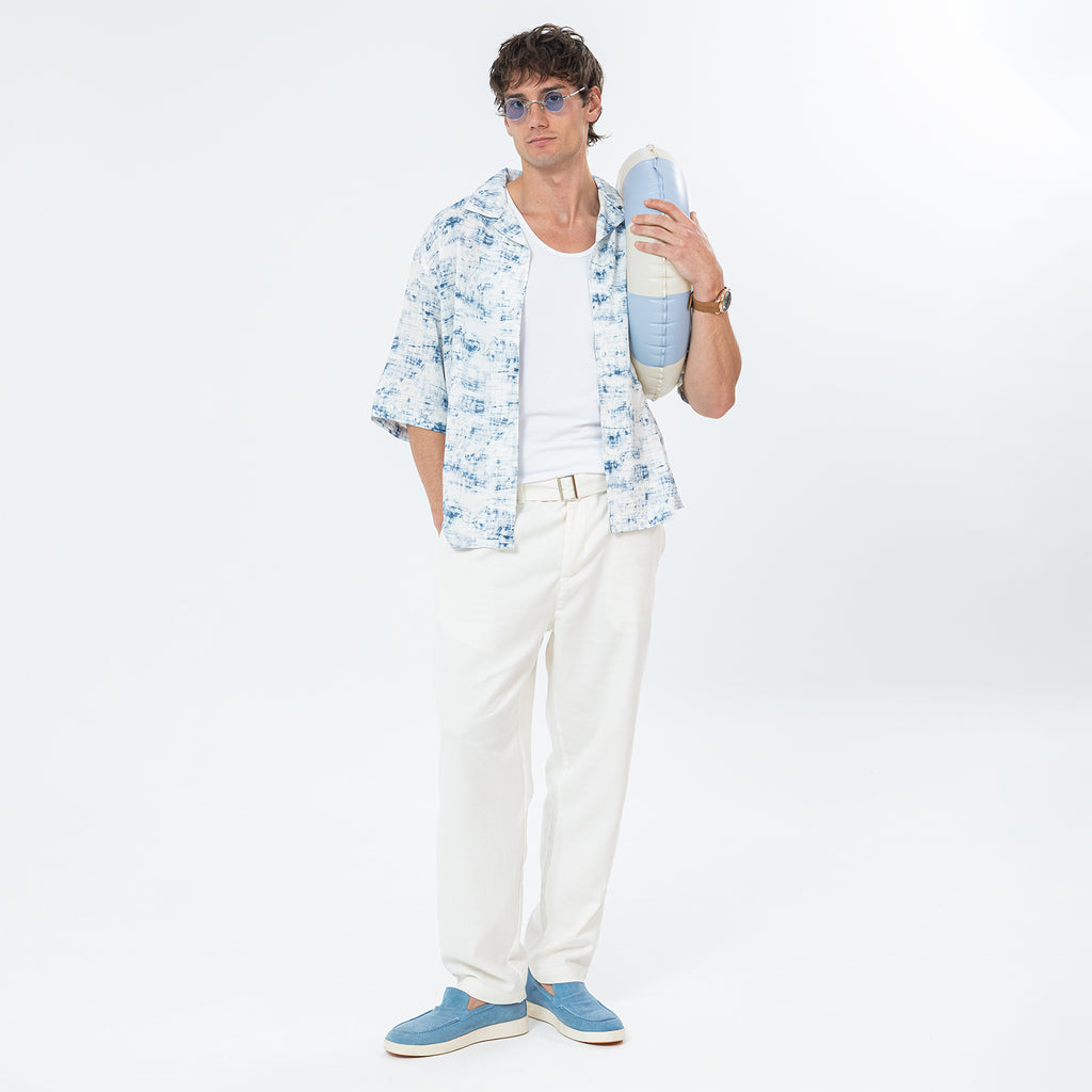 Shirt River Print Box Fit SH-573-S26