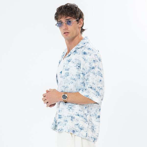 Shirt River Print Box Fit SH-573-S26