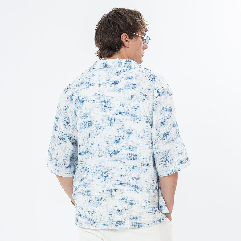 Shirt River Print Box Fit SH-573-S26