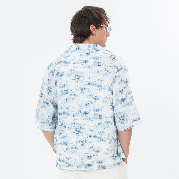 Shirt River Print Box Fit SH-573-S26