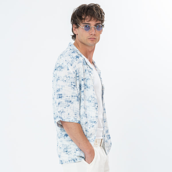 Shirt River Print Box Fit SH-573-S26