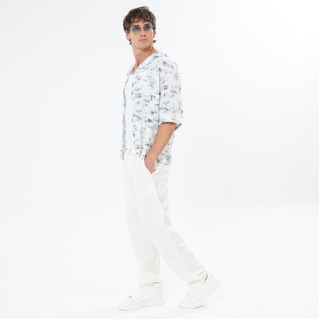 Shirt River Print Box Fit SH-573-S26