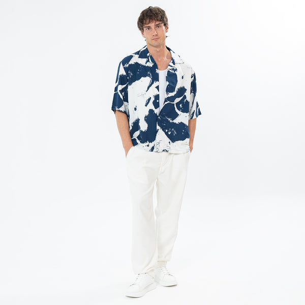 Shirt River Print Box Fit SH-574-S26