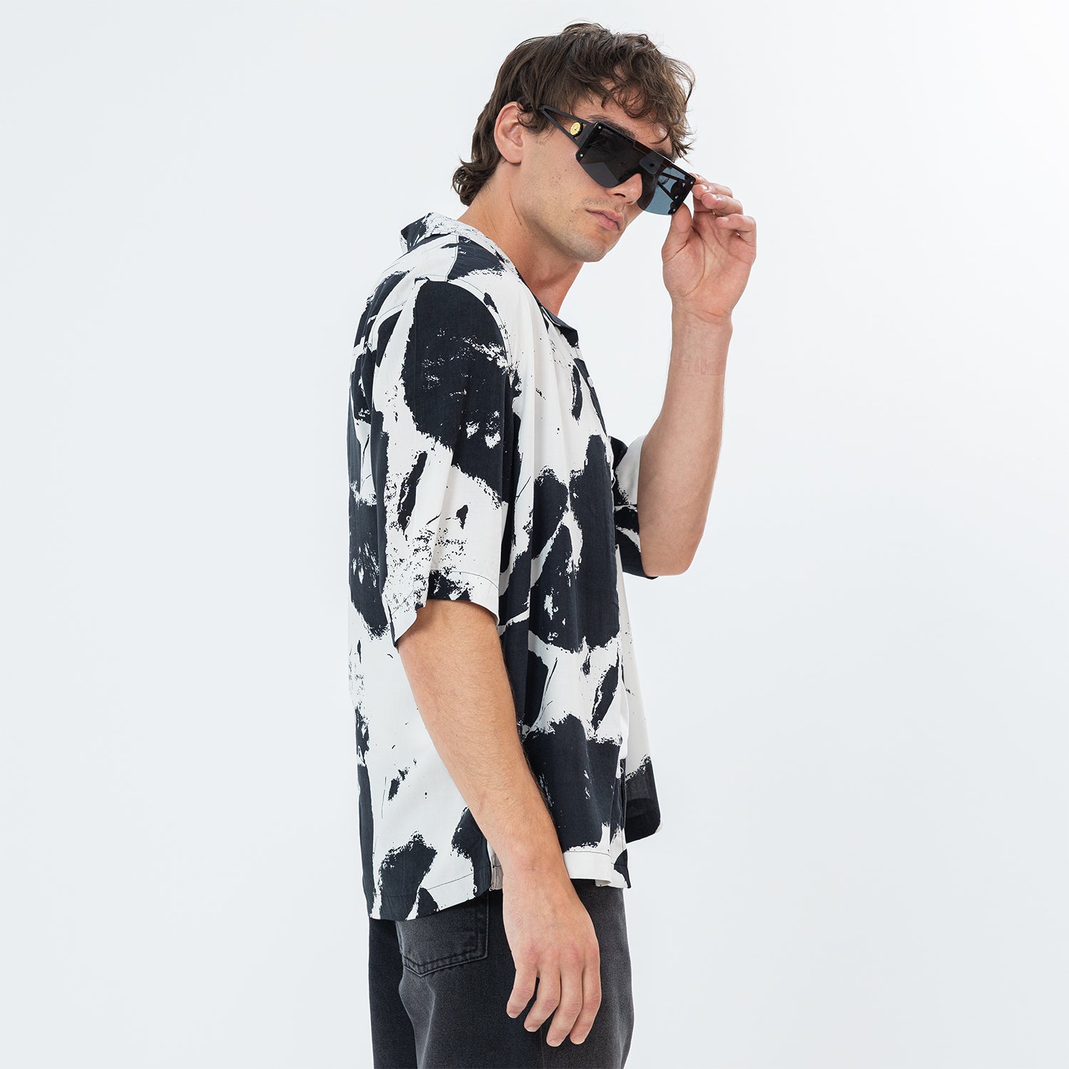 Shirt River Print Box Fit SH-574-S26
