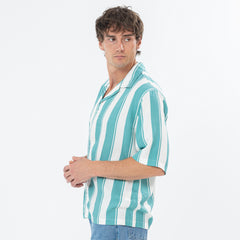 Shirt S/S Striped Box Fit SH-577-S26