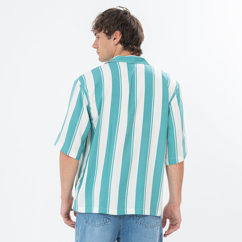 Shirt S/S Striped Box Fit SH-577-S26
